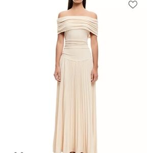 Lioness Cream Off-Shoulder Maxi Dress